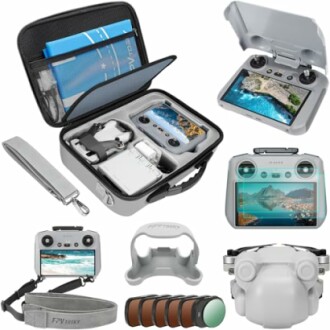 Drohnenzubehör-Set mit Tasche, Controller, Filter und Zubehör