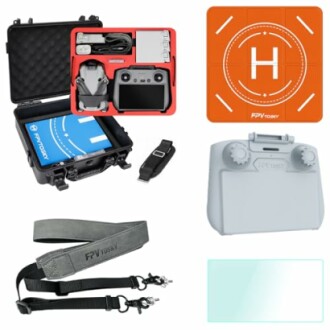Drohnenzubehör-Set mit Tasche, Fernbedienung und Startpad