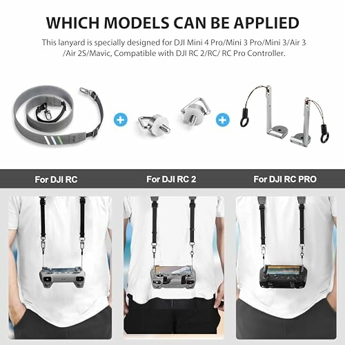 Drohnen-Controller mit Lanyard und Zubehör