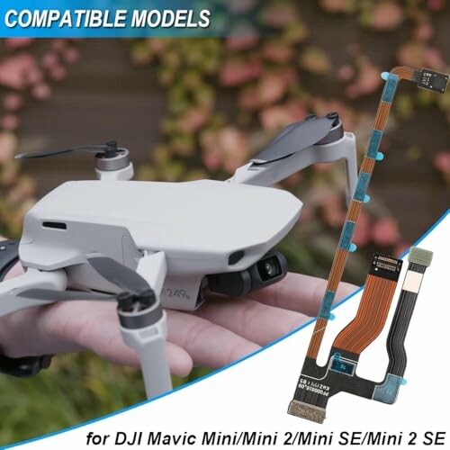 Ersatzkabel für DJI-Drohne in Hand.