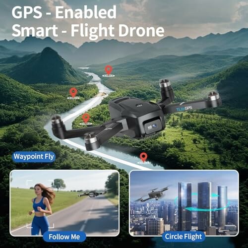 GPS-fähige Drohne mit intelligenten Flugmodi