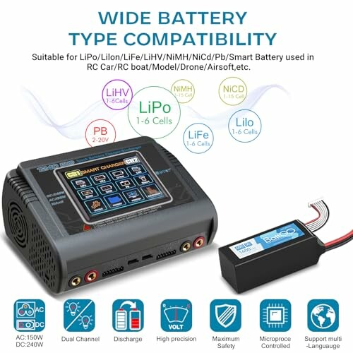 HTRC T240 Duo Ladegerät